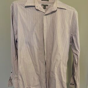 Apt. 9 Men's Purple Striped Dress Shirt
